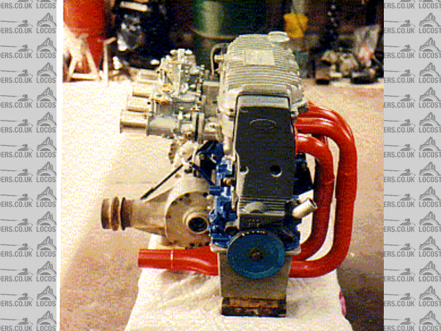 One of ford's prototype 4x4 take off setup for the CVH engine. As used on the one of only 2 cars that ford produced. Car built and prepared by us with ford as a prototype.